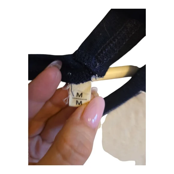 Be•You•ti•ful "Authentique Club" Black and White Raglan Tee - Picture 5 of 5